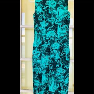 Michael Kors Sleeveless Emerald Green Dress